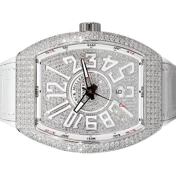 FRANCK MULLER（フランクミュラー） ヴァンガード 全面ダイヤモンド
