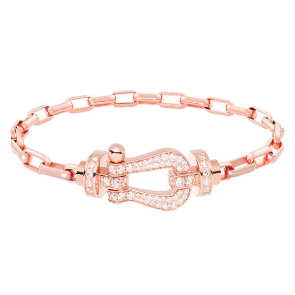 FRED フレッド フォース10 LM ブレスレット ケーブル ピンク FRED フレッド フォース10 LM ブレスレット ケーブル ピンク