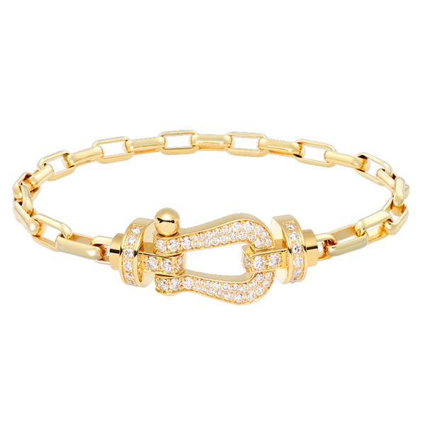 FRED フレッド フォース10ブレスレット 18K イエローゴールド 