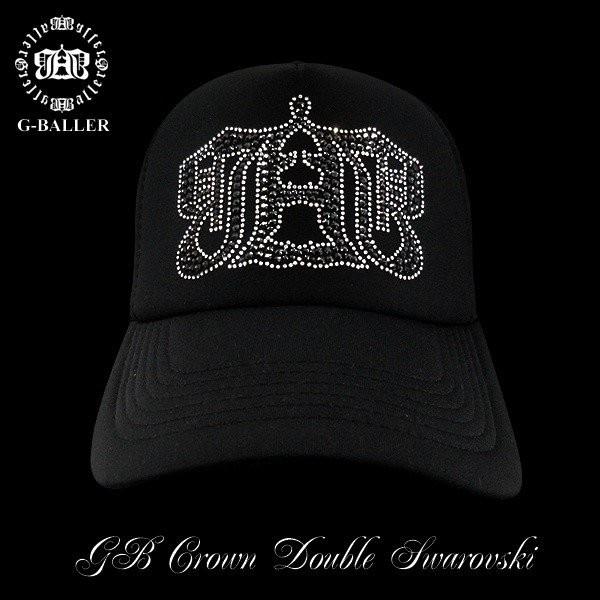 G-BALLER / ジーボーラー】 ラインストーン キャップ メッシュ CAP