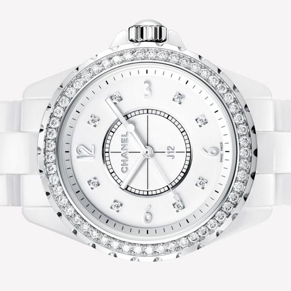 Chanel シャネル J12 33mm ベゼルダイヤ 8p ダイヤモンド ホワイト セラミック レディース 白 H3110 新品 未使用 H3110 ジュエリーささき 通販 Yahoo ショッピング
