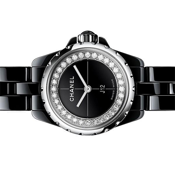 Chanel シャネル J12 Xs 19mm フランジ 32p ダイヤ ブラック セラミック ダイヤモンド レディース 時計 黒 H5235 新品 未使用 H5235 ジュエリーささき 通販 Yahoo ショッピング