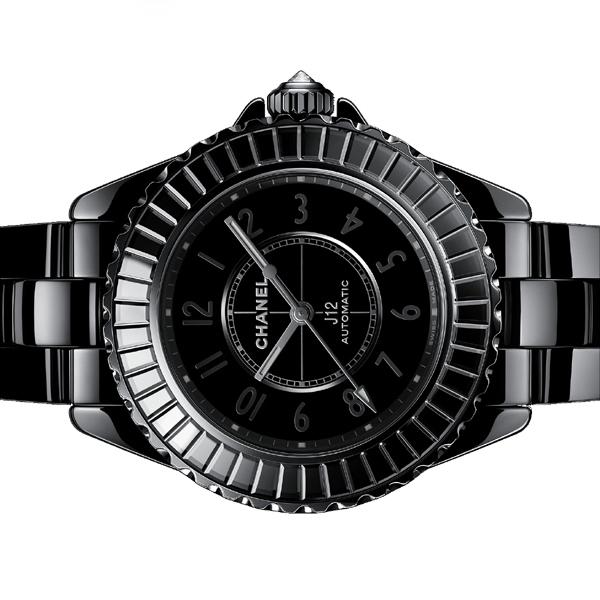 年末SALE正規品CHANEL J12 33ミリ12Pダイヤ黒セラミック 新品)CHANEL シャネル J12 33mm ブラックセラミック