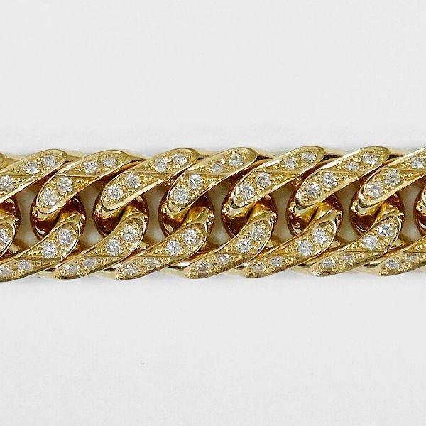 18k ネックレス 喜平 6面カット ダブル ダイヤ 150g セール 特集 60cm K18 新品 チェーン 天然ダイヤモンド 喜平ネックレス 18金 Yg メンズ キヘイ