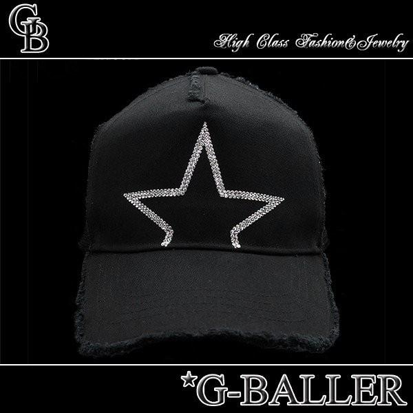 G Baller ジーボーラー ダメージキャップ スター スワロキャップ メンズ レディース 星モチーフ 黒 帽子 Star Str Bk Dcsc Gb ジュエリーささき 通販 Yahoo ショッピング