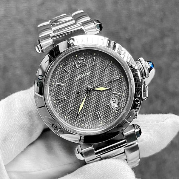 カルティエ パシャ 38mm用 純正 ショート ストラップ ベルト ホワイト カルティエ パシャ 38mm用 純正 ショート ストラップ ベルト