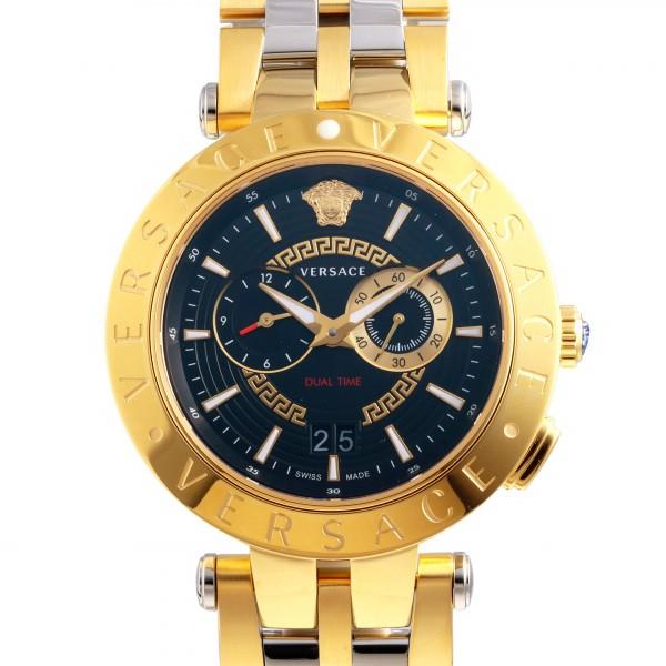 ヴェルサーチ Versace V-レース VEBV00519 ブラック文字盤 新品 腕時計 