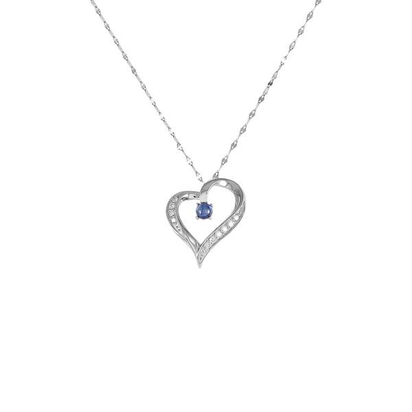 ユキザキ ゆきざき ハート ダイヤ ネックレス プラチナ Pt