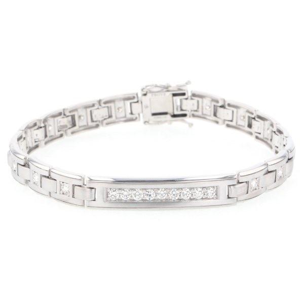 プローブ ブレスレット ホワイトゴールド ダイヤモンド 新品 Wwg ジュエリー メンズ 売店