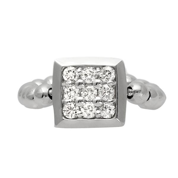 K18ホワイトゴールド ダイヤモンドリング2.46ct K18ホワイトゴールド