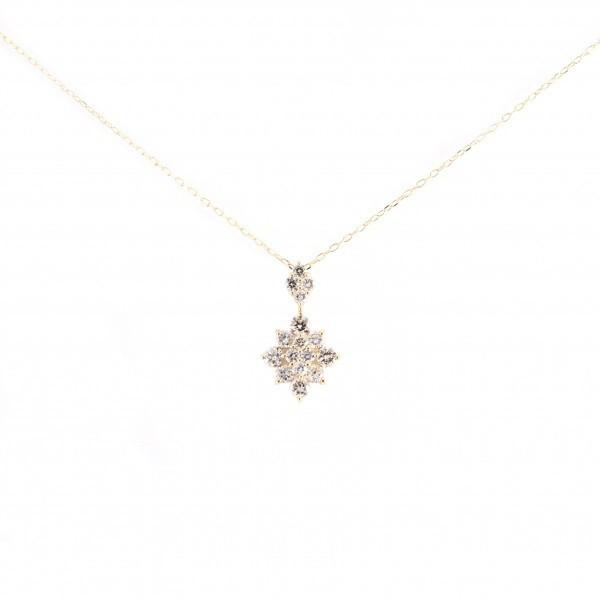 K18YG イエローゴールド ダイヤモンド ネックレス : ジェムキャッスル