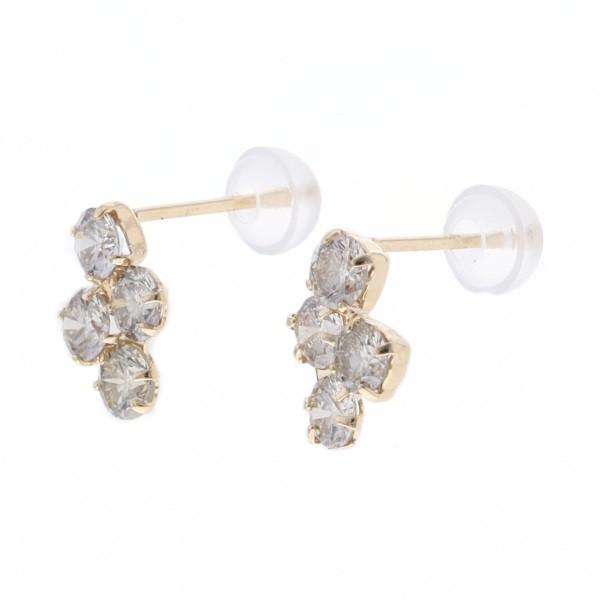 K18YG イエローゴールド ダイヤモンド OTHER ピアス K18YGダイヤPS  