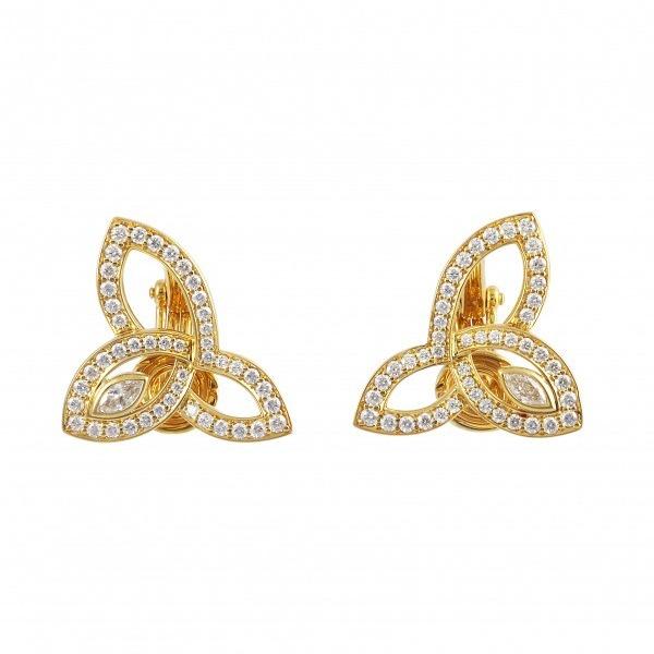 ハリー・ウィンストン リリークラスター K18イエローゴールド  