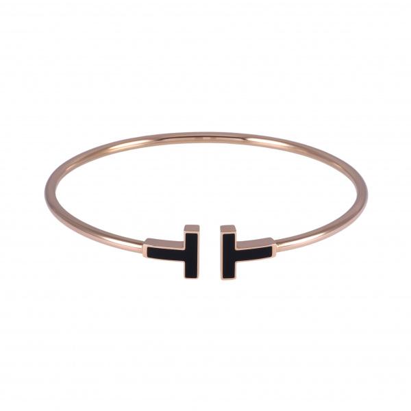 TIFFANY&Co.（ティファニー） T ブラック オニキス ワイヤー