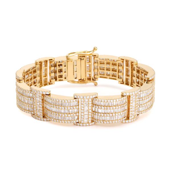 K18イエローゴールド ダイヤモンド ブレスレット : ジェムキャッスル