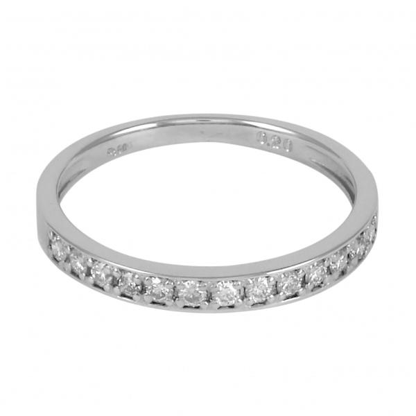 プラチナ900 ダイヤモンド ハーフエタニティ リング : ジェム