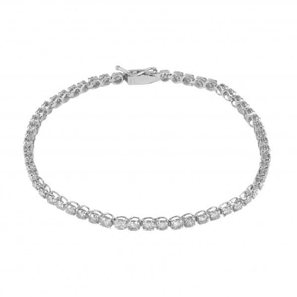 プラチナ900 プラチナ850 ダイヤモンド テニス ブレスレット : ジェム