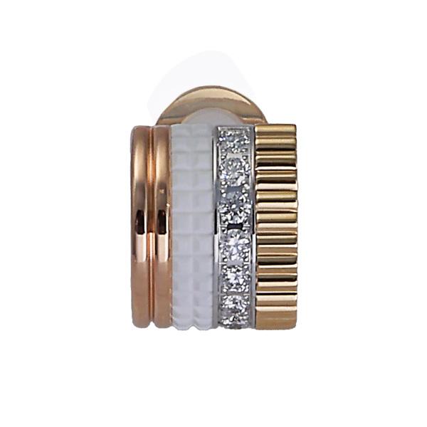 BOUCHERON ブシュロン キャトルホワイト シングル クリップイヤリング 