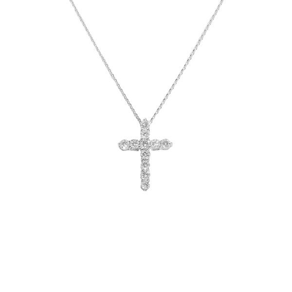 プラチナ950 プラチナ850 ダイヤモンド クロス ネックレス