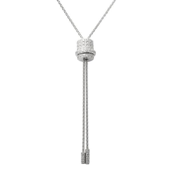PIAGET ピアジェ ポセション フラット ペンダント K18WG ホワイト 