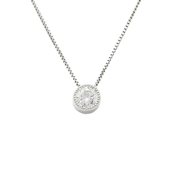 プラチナ950 850 天然ダイヤモンド　0,65ct ネックレス 楽天市場】プラチナ PT950 PT850 ダイヤモンドネックレス