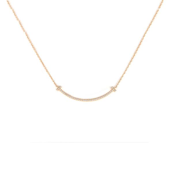 TIFFANY&Co.（ティファニー） T スマイル スモール K18ローズゴールド