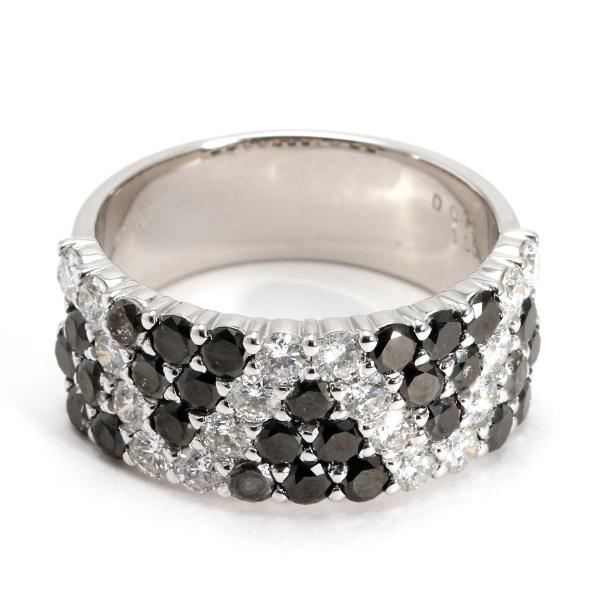 K18WG ホワイトゴールド ブラックダイヤ ダイヤモンド OTHER リング