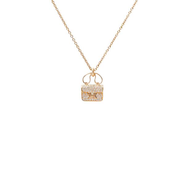 【2024最新作】 HERMES エルメス アミュレット コンスタンス K18PG ピンク ピンクゴールド