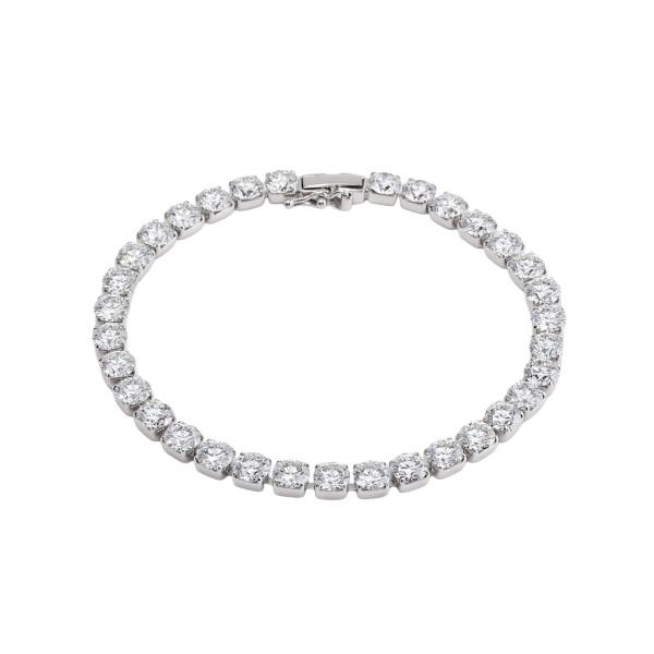 プラチナ850 ダイヤモンド テニス ブレスレット : ジェムキャッスル