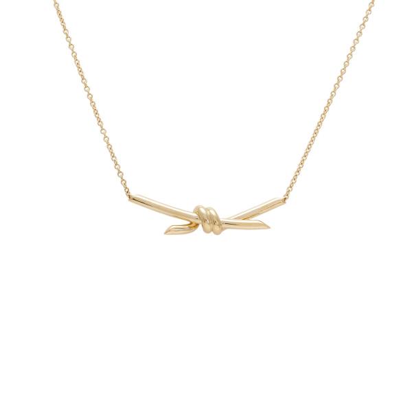 TIFFANY&Co. ティファニー ノット K18YG イエローゴールド ネックレス  