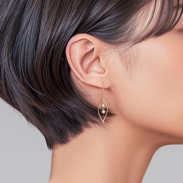 GIGI イエローゴールドピアス K18 K18イエローゴールド ピアス | 高品質 金・プラチナ