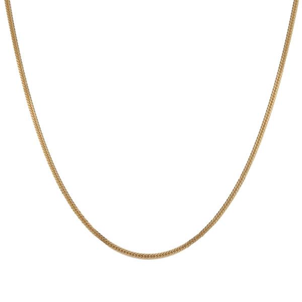 喜平6面ネックレス10.18g(18金ネックレス50cm) K18イエローゴールド 喜平 ネックレス ダブル6面 約50cm 約10.29g