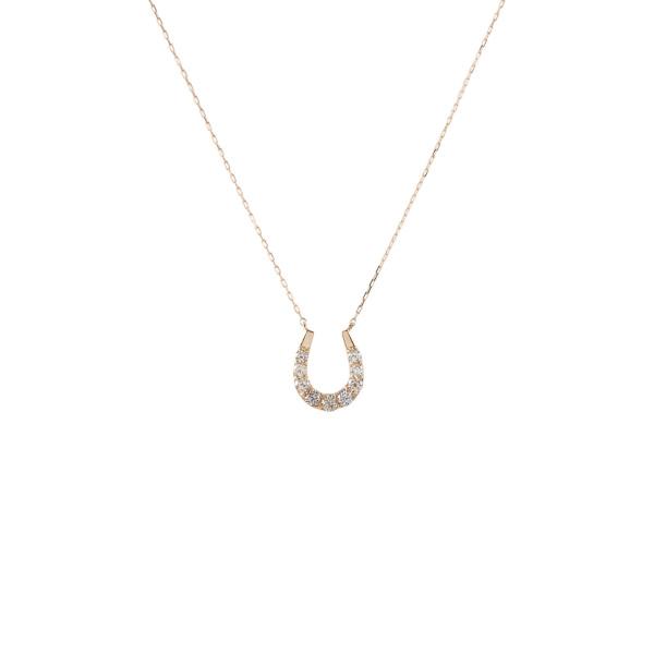 ゆきざき　ダイヤモンド　ネックレス　K18PG ブシュロン風 ゆきざき ダイヤモンド ネックレス K18PG ブシュロン風 ゆきざき