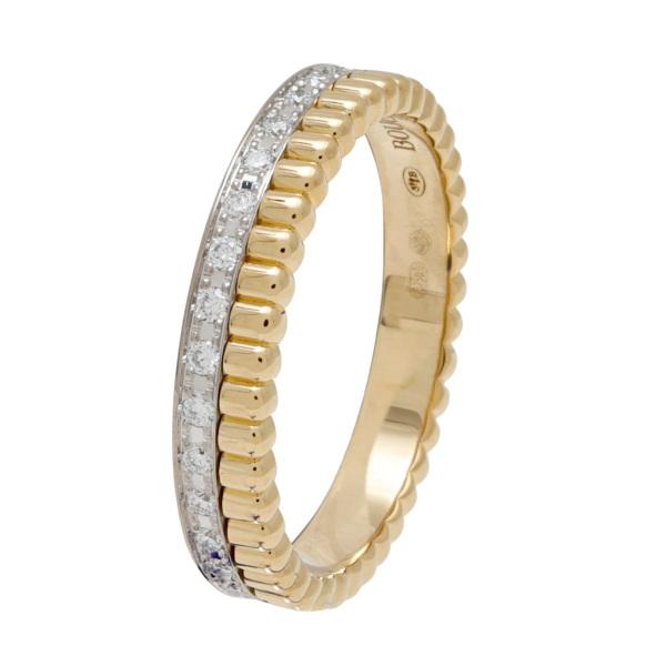 BOUCHERON（ブシュロン） キャトルラディアント ハーフ フルパヴェ K18 