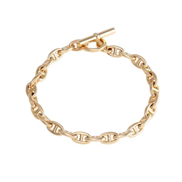 HERMES エルメス シェーヌダンクル TPM 26コマ K18イエローゴールド