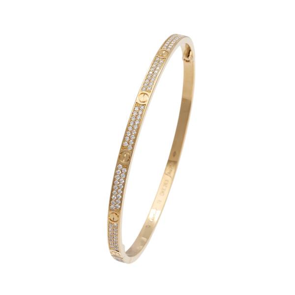 Cartier（カルティエ） ラブ パヴェ スモール K18イエローゴールド