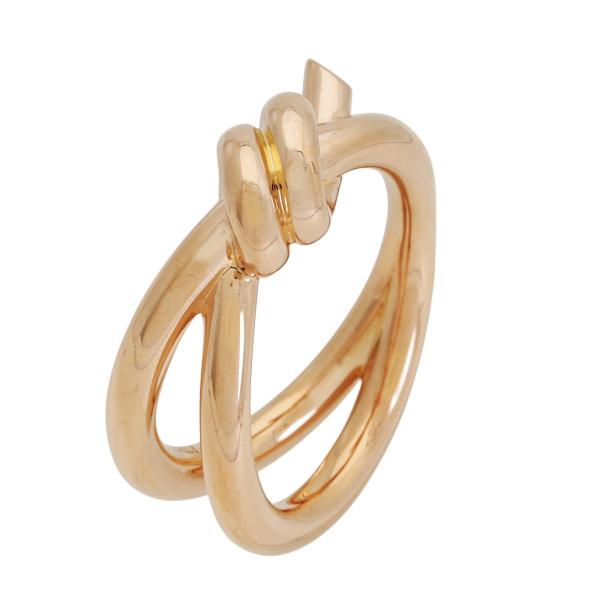 TIFFANY&Co.（ティファニー） ノット K18ローズゴールド リング 中古