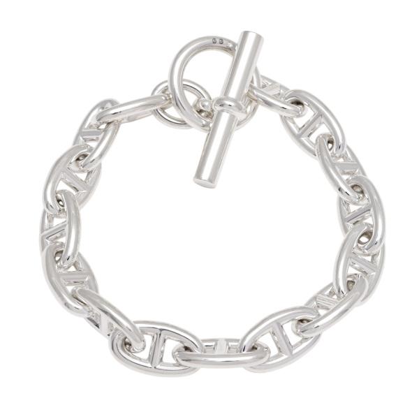 HERMES エルメス シェーヌダンクル GM 15コマ SV925 ブレスレット 美品