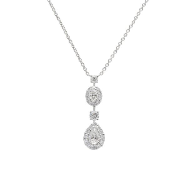 グラフ アイコン オーバル＆ペアシェイプダイヤモンド ドロップ