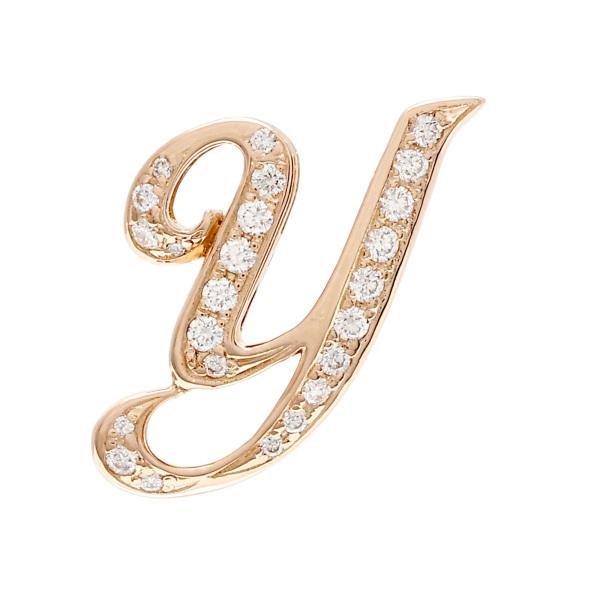 ユキザキ アルファ イニシャルペンダントトップ【Y】Mサイズ【正規品