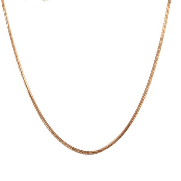 K18喜平12面トリプル12.5g K18ピンクゴールド 喜平 ネックレス トリプル12面 約50cm 約12.51g