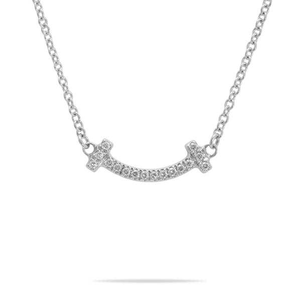 TIFFANY&Co.（ティファニー） T スマイル ミニ K18ホワイトゴールド