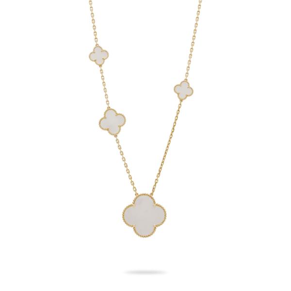 美品ヴァンクリーフ&アーペル　マジックアルハンブラ　ネックレス Van Cleef ＆ Arpels（ヴァンクリーフ ＆ アーペル） マジック