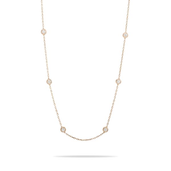 し*も様 カルティエ Cartier ディアマンレジェ ネックレス ジャンク75 Cartier（カルティエ） ディアマンレジェ K18ピンクゴールド