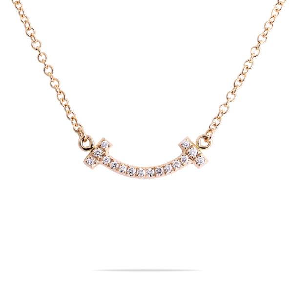 TIFFANY&Co.（ティファニー） T スマイル ミニ K18ローズゴールド