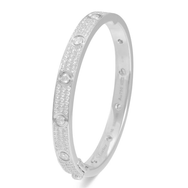 Cartier（カルティエ） ラブ K18ホワイトゴールド ブレスレット 中古