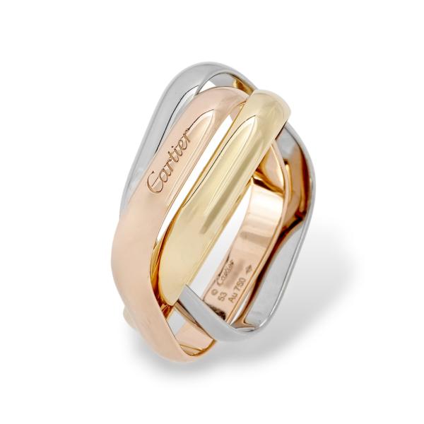 【未使用・箱付き】Cartier クッション 2個セット Cartier（カルティエ） トリニティ クッション クラシックモデル K18