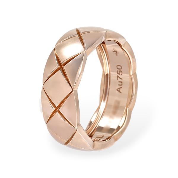 CHANEL シャネル ココクラッシュ ミディアム K18 750YG リング CHANEL（シャネル） ココクラッシュ ミディアム K18BG K18ベージュ