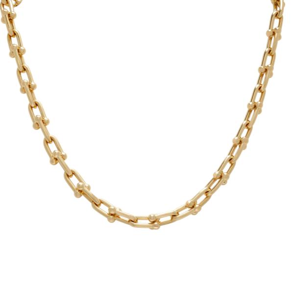 ⭐ 極美品 ✨Tiffany & Co. ゴールド ネックレス TIFFANY&Co.（ティファニー） ハードウェア ミディアムリンク K18