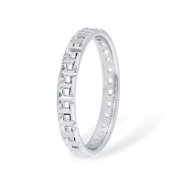 TIFFANY&Co.（ティファニー） T トゥルー K18ホワイトゴールド リング